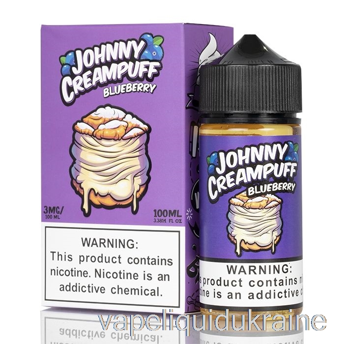 Vape Ukraine Blueberry - Johnny Creampuff - 100mL 3mg